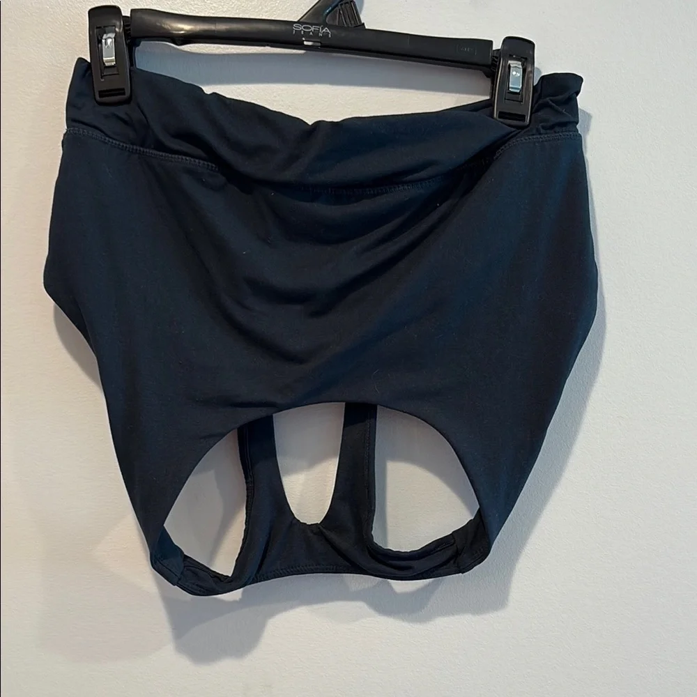 Black Bra with Stretchy Fabric and Elastic Support